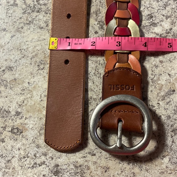 Fossil leather belt, Size S - Picture 10 of 12